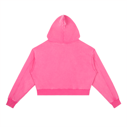 DELAPRIX Vintage Washed Heavyweight (Rose Red) Hoodie