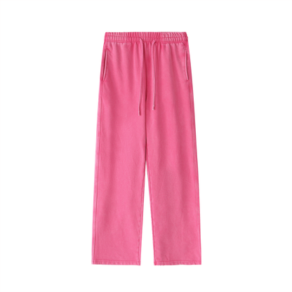 DELAPRIX Vintage Washed Heavyweight (Rose Red) Sweatpants
