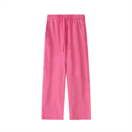 DELAPRIX Vintage Washed Heavyweight (Rose Red) Sweatpants