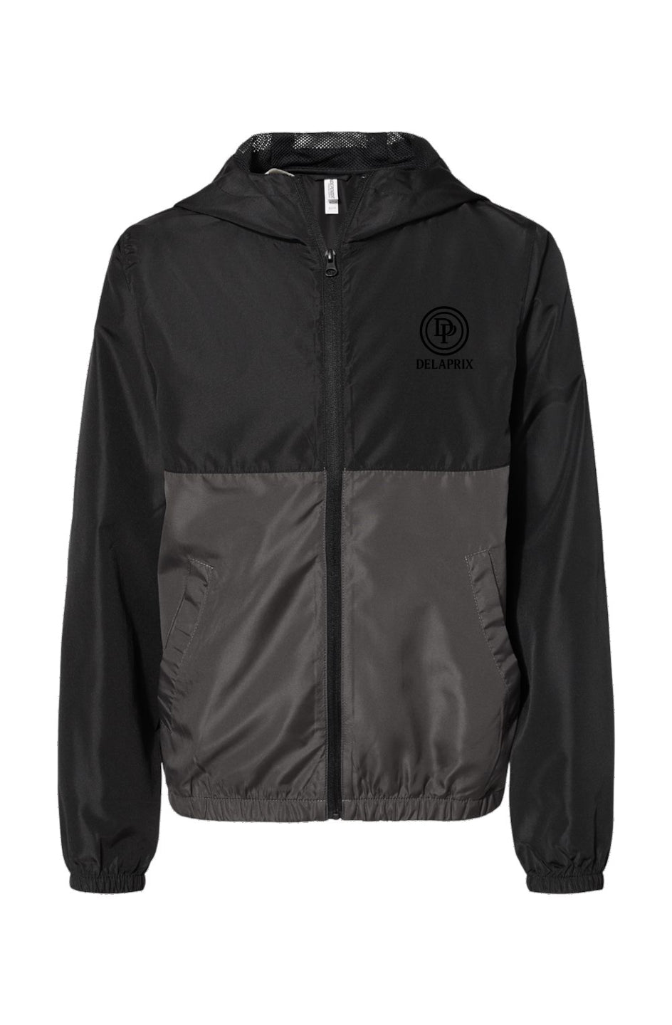 Youth Black Graphite Windbreaker Jacket