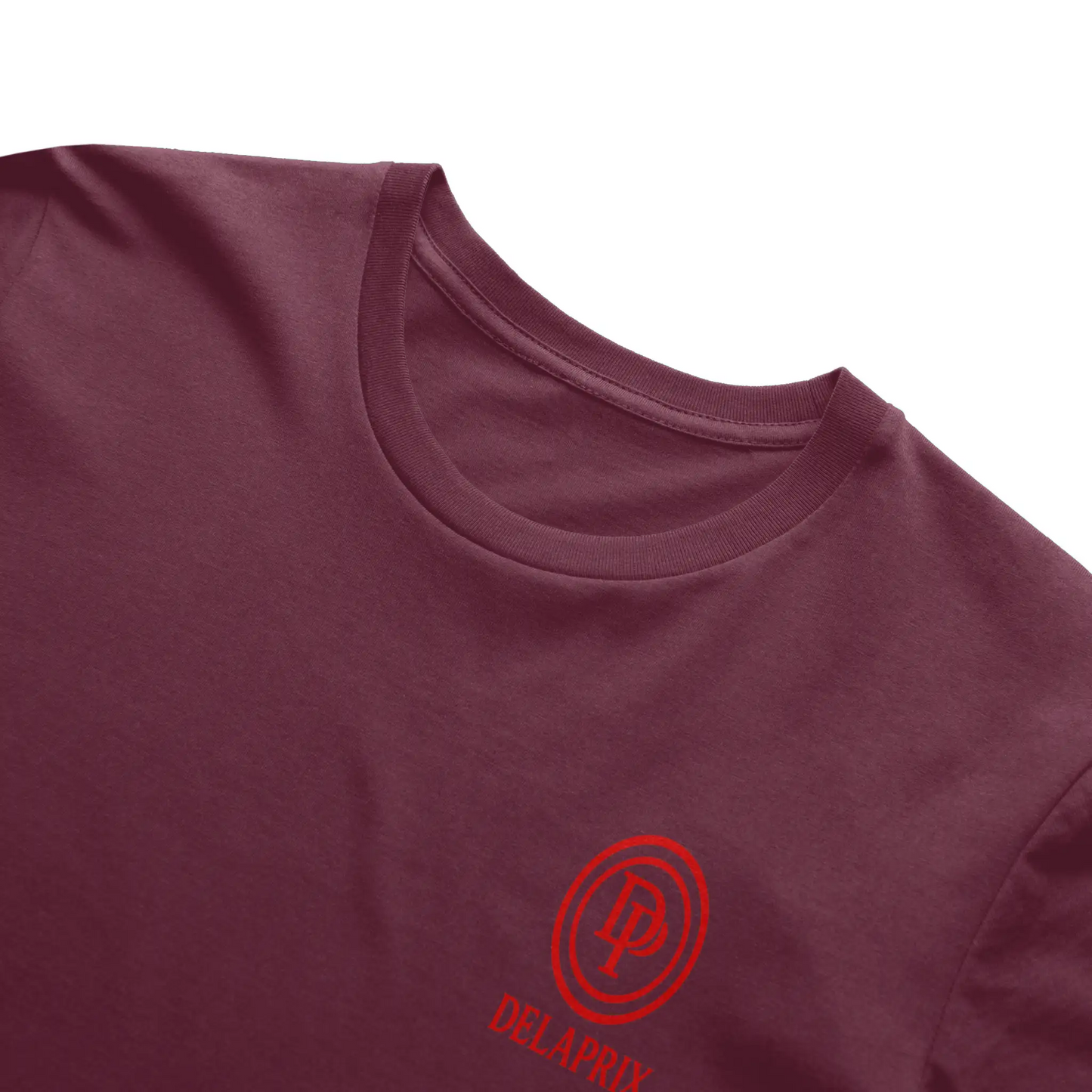 DELAPRIX Short-sleeved (Burgundy) T-shirt