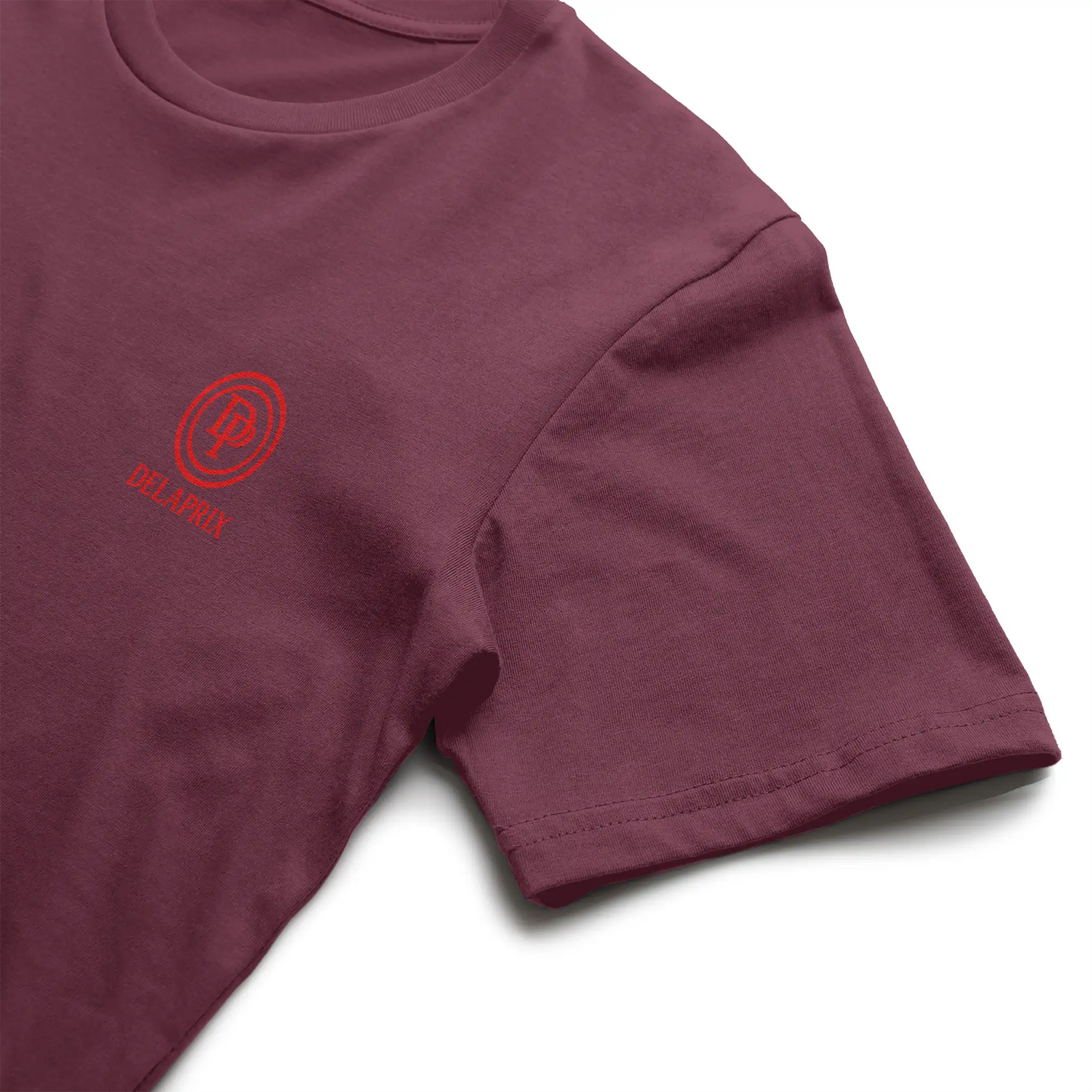 DELAPRIX Short-sleeved (Burgundy) T-shirt