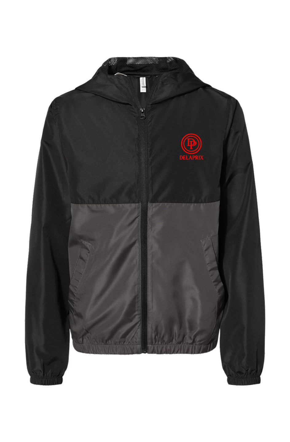 Youth Black Graphite Windbreaker Jacket