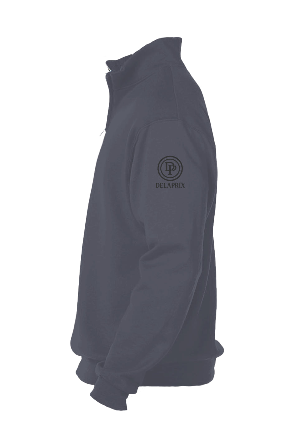 Cadet Collar Quarter-Zip Sweatshirt