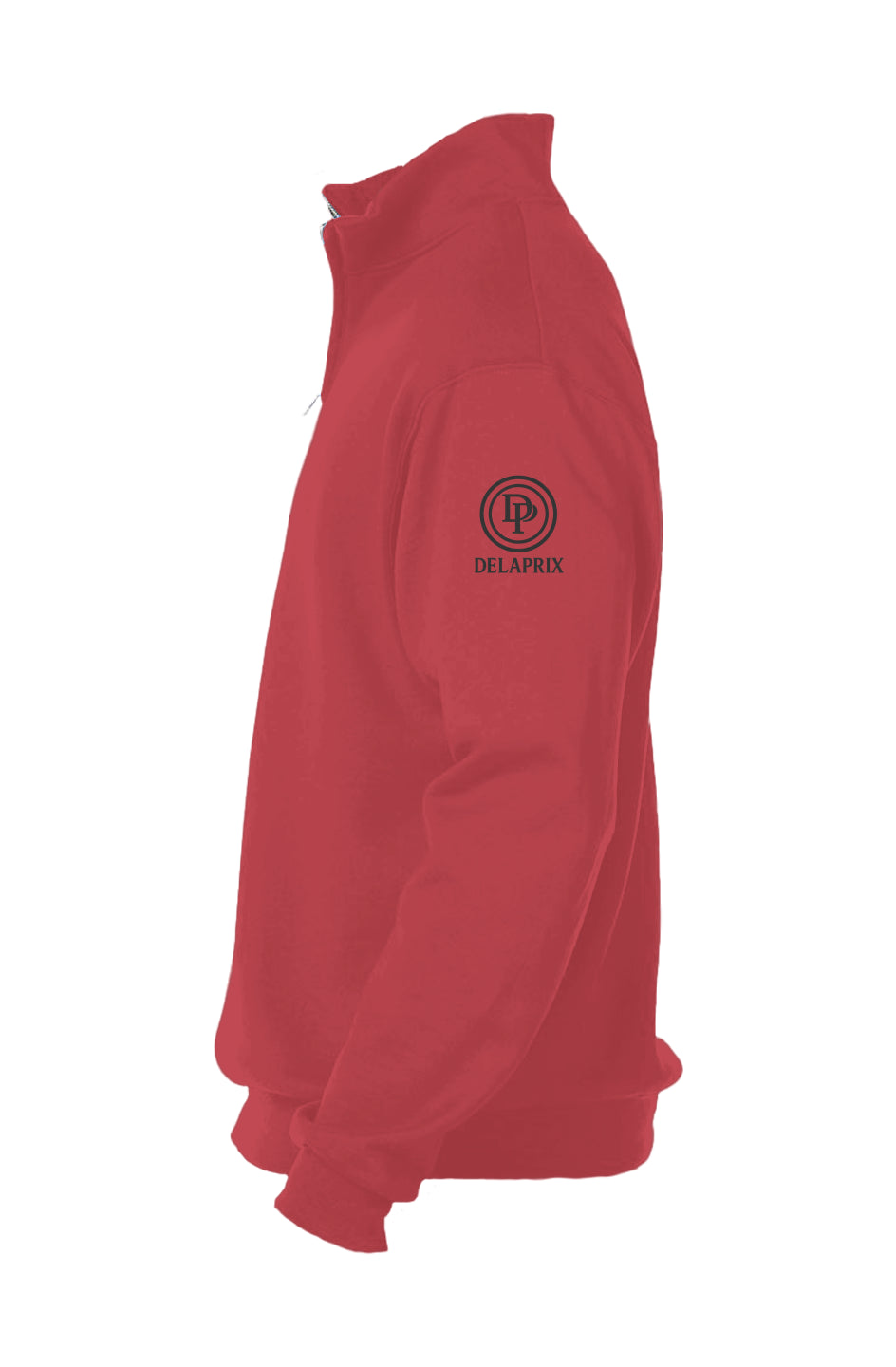 Cadet Collar Quarter-Zip Sweatshirt