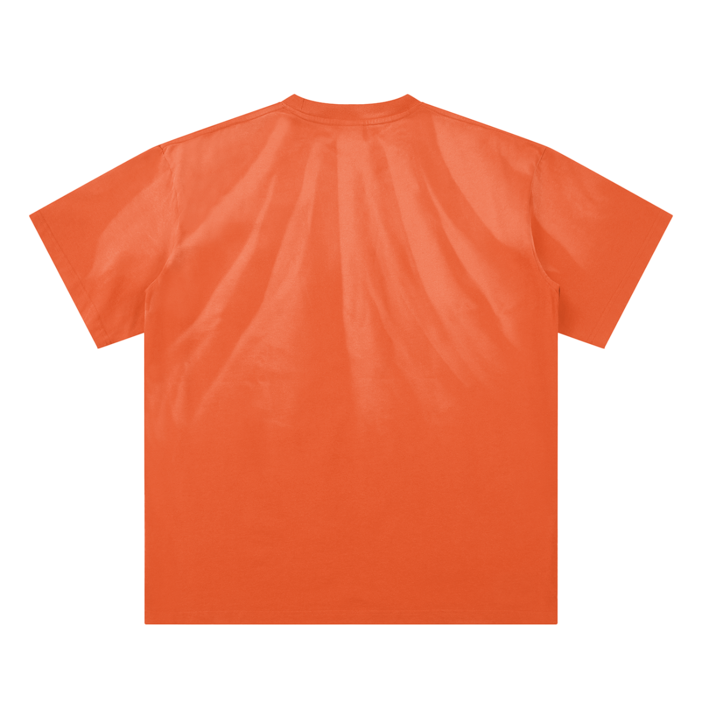 DELAPRIX Hand-Scrunched Sunfade (Sweet Orange) T-Shirt