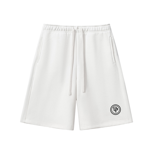 DELAPRIX Essential Heavyweight Fleece (White) Shorts