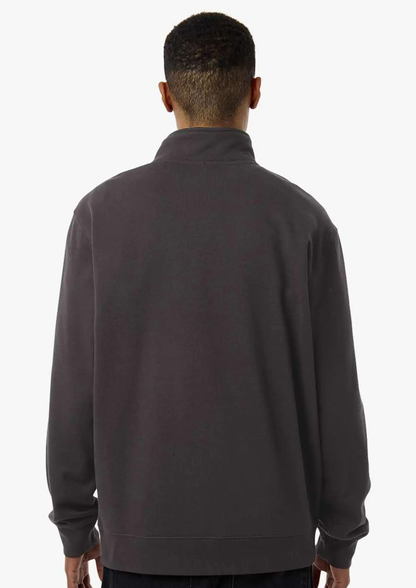 DELAPRIX Half-zip (Alpine Green) Heather Turtleneck Sweater