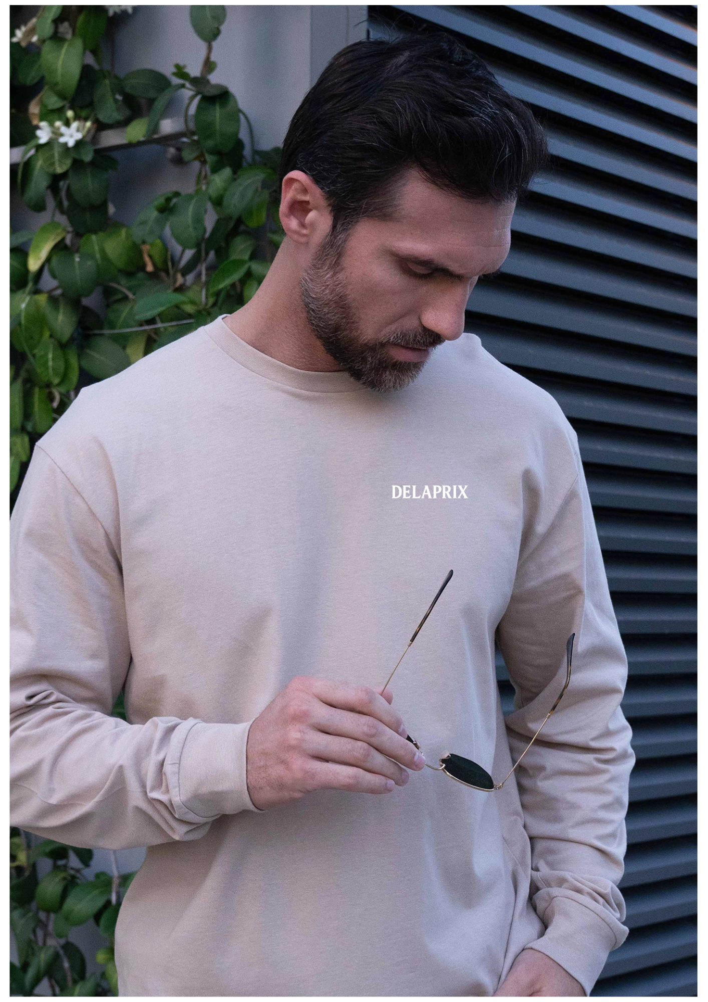 DELAPRIX (Bone) long-sleeved T-shirt