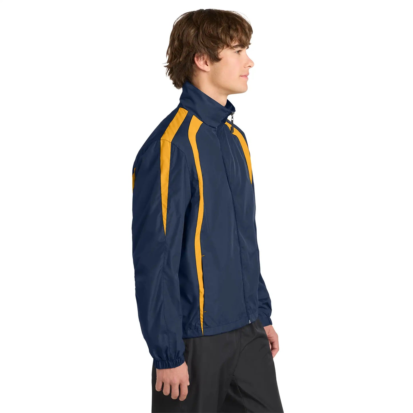 DELAPRIX color-block (True Royal/White) raglan jacket