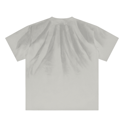 DELAPRIX Hand-Scrunched Sunfade (Gray Apricot) T-Shirt