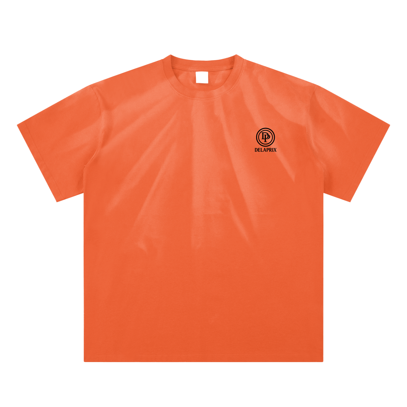DELAPRIX Hand-Scrunched Sunfade (Sweet Orange) T-Shirt