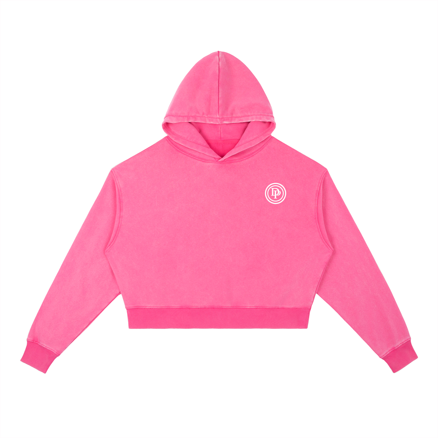 DELAPRIX Vintage Washed Heavyweight (Rose Red) Hoodie