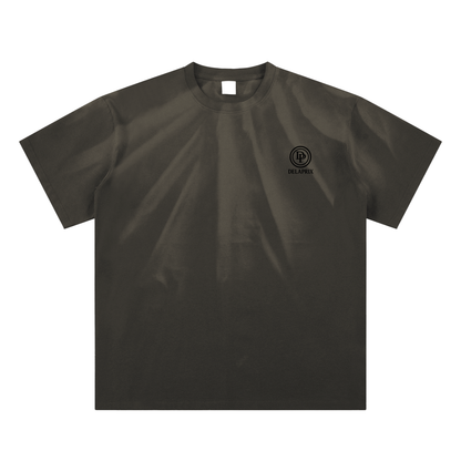 DELAPRIX Hand-Scrunched Sunfade (Sand Black) T-Shirt