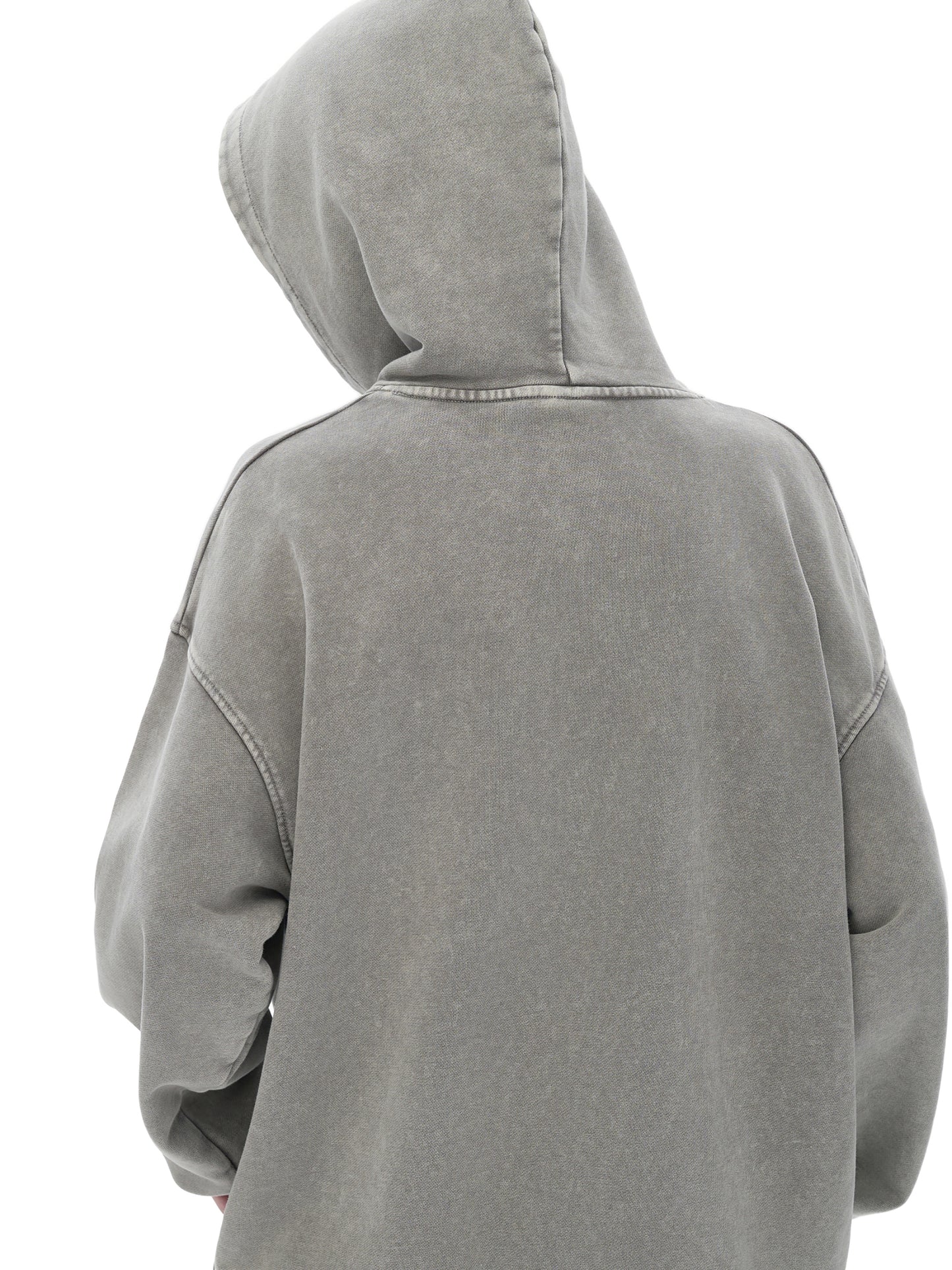 DELAPRIX Snow Washed Loose Cotton (Black Beauty) Hoodie