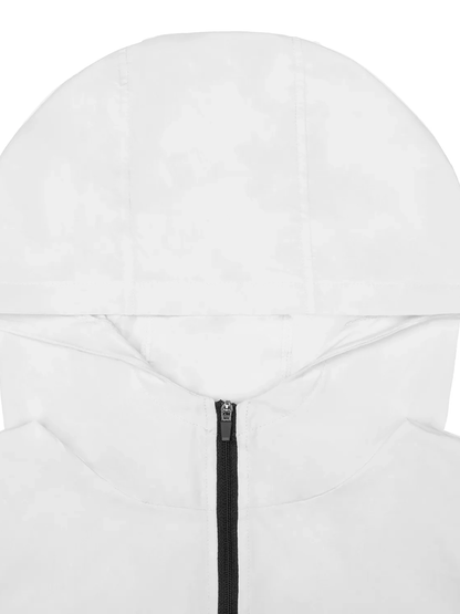 DELAPRIX Soft Hooded Sports (White) Jacket
