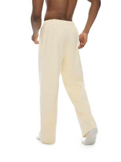 DELAPRIX Heavyweight Fleece Straight Leg (White) Pants